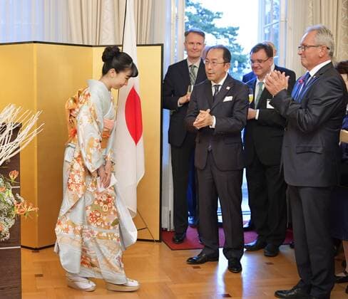 Bilder des Jahres 2019, Entertainment 09 September Entertainment Themen der Woche KW38 Entertainment Bilder des Tages Japanese Princess Kako in Vienna Japanese Princess Kako, a niece of Emperor Naruhito, attends a reception event in Vienna on Sept. 17, 2019, to mark the 150th anniversary of bilateral ties with Austria. 
