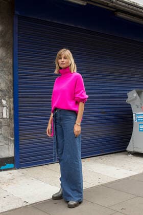 Xenia Adonts attending the show during London Fashion Week September 16,2019 - LFW: Spring 2020 Street Style Day 3, London England United Kingdom  Copyright: xValentinaxRanierix VRLFWDay20190916_MAS98