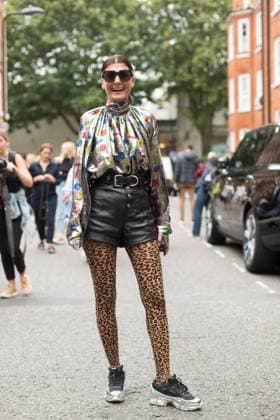 Giovanna Battaglia Engelbert attending the show during London Fashion Week September 16, 2019 - LFW: Spring 2020 Street Style Day 3, London England United Kingdom  Copyright: xValentinaxRanierix VRLFWDay20190916_MAS143