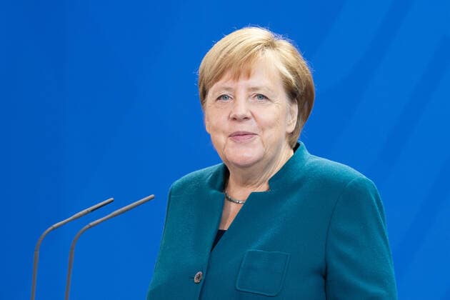 Berlin 19.09.2019, Bundeskanzlerin Merkel empfaengt Preistraeger - Jugend forscht Angela Merkel, 19.09.2019, Empfang der Preistraeger - Jugend forscht - durch Bundeskanzlerin - Angela Merkel, Copyright: xEIBNER UwexKochx EP_EER