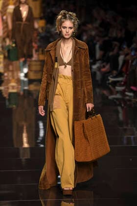 Milan Fashion Week, Women Spring Summer 2020. Milan, Women s Fashion, Spring Summer 2020.Fendi Catwalk Pictured: model  Copyright: xBlufotox xIPAx xFotosickix
