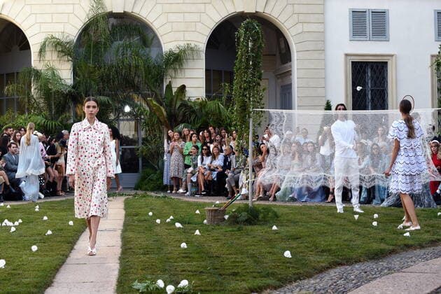 Milan Fashion Week, Women Spring Summer 2020. Milan, Women s Fashion, Spring Summer 2020. Luisa Beccaria catwalk Pictured: model  Copyright: xBlufotox xIPAx xFotosickix
