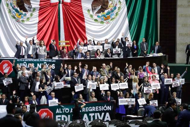 September 19, 2019: EUM20190919NAC56.JPG .CIUDAD DE MEXICO. CongressCongreso-Diputados.- 19 de septiembre de 2019.- La Camara de Diputados durante la sesion que discute las leyes secundarias de la reforma educativa. Foto: Agencia EL UNIVERSALIvan StephensEELG Copyright: xElxUniversalx