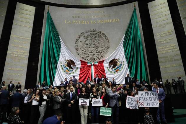 September 19, 2019: EUM20190919NAC58.JPG .CIUDAD DE MEXICO. CongressCongreso-Diputados.- 19 de septiembre de 2019.- La Camara de Diputados durante la sesion que discute las leyes secundarias de la reforma educativa. Foto: Agencia EL UNIVERSALIvan StephensEELG Copyright: xElxUniversalx