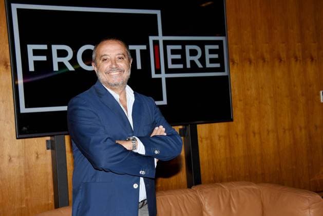 Foto IPP Gioia Botteghi Roma 20 09 2019 presentazione della nuova trasmissione Frontiere nella foto Franco Di Mare Italy Photo Press - World Copyright  0