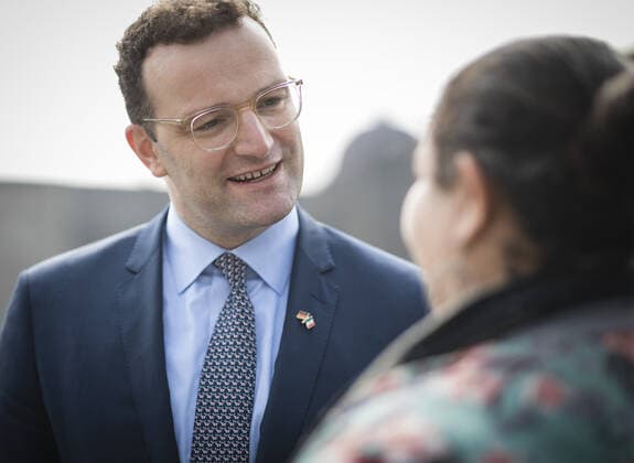 Bundesgesundheitsminister Jens Spahn (CDU) Im Rahmen eines Rundgangs durch das historische Stadtzentrum von Mexiko-stadt am 20.09.2019. Mexiko-Stadt Mexiko