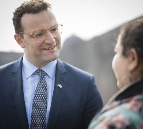 Bundesgesundheitsminister Jens Spahn (CDU) Im Rahmen eines Rundgangs durch das historische Stadtzentrum von Mexiko-stadt am 20.09.2019. Mexiko-Stadt Mexiko