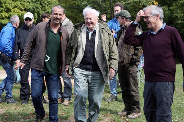 IMAGO ICONS: Sir David Attenborough PXL_ Sir David Attenborough on the Plitvice Lakes 19.09.2019., Plitvice Lakes, Croatia - Legendary BBC documentary filmmaker Sir David Attenborough shoots part 3 of the Blue Planet series on the Plitvice Lakes.  KristinaxStedulxFabac PIXSELL