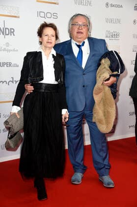 Renate Krößner und Ehemann Bernd Stegemann bei der 25. Verleihung der Goldenen Henne 2019 in der Leipziger Messe. Leipzig, 20.09.2019 *** Renate Krößner and husband Bernd Stegemann at the 25th Golden Hen Award 2019 at the Leipzig Fair Leipzig, 20 09 2019 Foto:xN.xKubelkax xFuturexImage