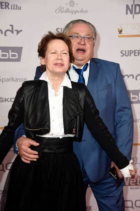 Renate Krößner und Ehemann Bernd Stegemann bei der 25. Verleihung der Goldenen Henne 2019 in der Leipziger Messe. Leipzig, 20.09.2019 *** Renate Krößner and husband Bernd Stegemann at the 25th Golden Hen Award 2019 at the Leipzig Fair Leipzig, 20 09 2019 Foto:xN.xKubelkax xFuturexImage