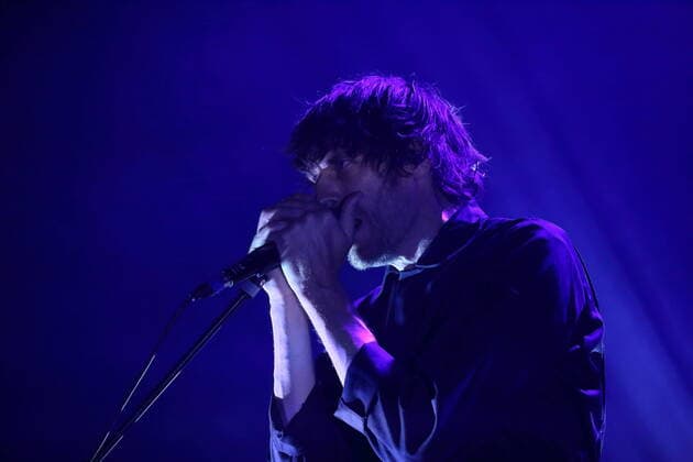 Dave Pen von der Band Archive bei einem Konzert im Tempodrom in Berlin, 21. September 2019. Archive im Tempodrom *** Dave Pen from the Band Archive at a concert at the Tempodrom in Berlin, 21 September 2019 Archive at the Tempodrom