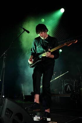 Dave Pen von der Band Archive bei einem Konzert im Tempodrom in Berlin, 21. September 2019. Archive im Tempodrom *** Dave Pen from the Band Archive at a concert at the Tempodrom in Berlin, 21 September 2019 Archive at the Tempodrom