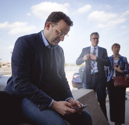 Bundesgesundheitsminister Jens Spahn (CDU) im Rahmen seiner Ankunft in Washington am 21.09.2019. Washington USA
