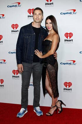 Eric Winter and Roselyn Sanchez arrive for the iHeartRadio Music Festival at the T-Mobile Arena in Las Vegas, Nevada on Saturday, September 21, 2019.  LAV2019092172 JAMESxATOA