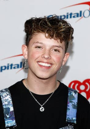 Jacob Sartorius arrives for the iHeartRadio Music Festival at the T-Mobile Arena in Las Vegas, Nevada on Saturday, September 21, 2019.  LAV2019092179 JAMESxATOA