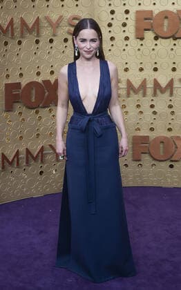 September 22, 2019, Los Angeles, California, U.S: Emilia Clarke on the red carpet of the 71st Emmy Awards held at the Microsoft Theater on Sunday September 22, 2019 in Los Angeles, California. JAVIER ROJAS PI Los Angeles U.S. - ZUMAp124 20190922_zaa_p124_146 Copyright: xJavierxRojasx