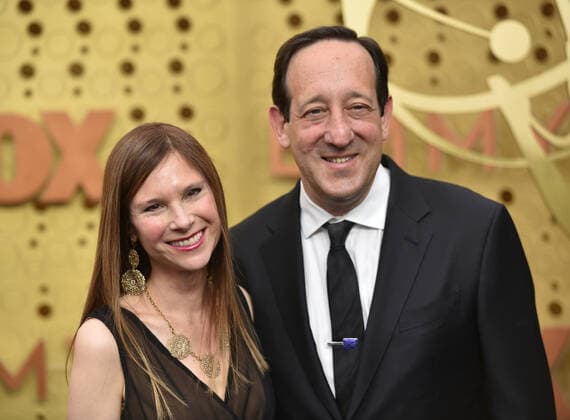 (L-R) Jennifer Miner and David Miner arrive for the 71st annual Primetime Emmy Awards held at the Microsoft Theater in downtown Los Angeles on Sunday, September 22, 2019.  LAP20190922667 CHRISTINExCHEW