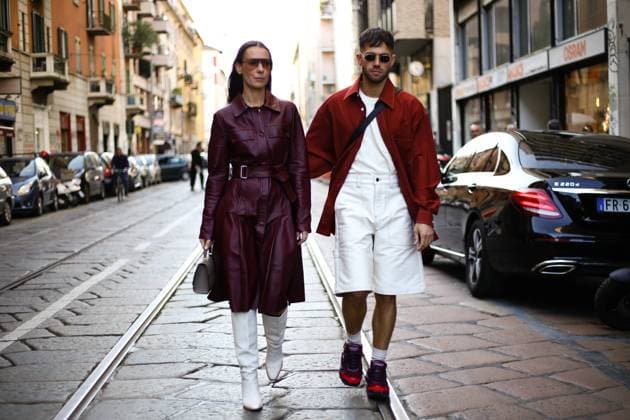 Alice Barbier & js Roques attending the Marni show during Milan Fashion Week - Sept 20, 2019 - MFW: Spring 2020 Street Style Day 3, Milan France  Copyright: xValentinaxRanierix VR_MFW20190920168