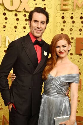 Sacha Baron Cohen und Isla Fisher bei der Ankunft zur Verleihung der 71. Emmy Awards am 22.09.2019 in Los Angeles 71. Emmy Awards Verleihung in Los Angeles