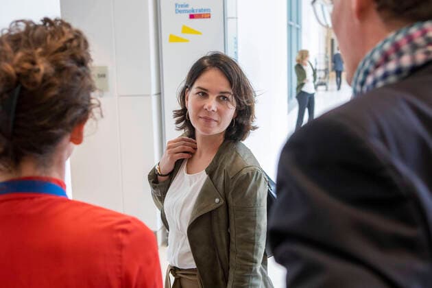 Deutschland, Berlin, Bundestag, Fraktion B90 Grüne, Annalena Baerbock, 24.09.2019