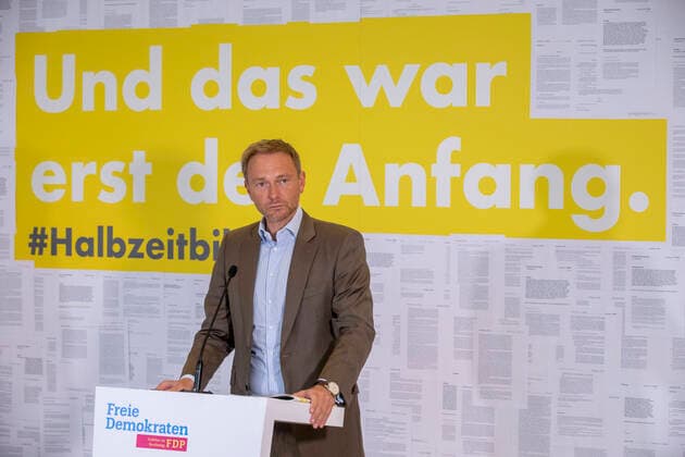 Deutschland, Berlin, Bundestag, Fraktion FDP, Christian Lindner, 24.09.2019