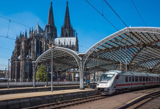 Köln, Hauptbahnhof und Kölner Dom