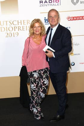 Hubertus Meyer-Burckhardt und seine Ehefrau Dorothee Rohrig bei der Verleihung Deutscher Radiopreis 2019 am 25.09.2019 in Hamburg Deutscher Radiopreis 2019 Verleihung in Hamburg