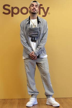 The urban music singer, Rels B, during the Spanish Urban Music Event organized by Spotify on September 25, 2019 in Madrid, Spain.  (2019092521)