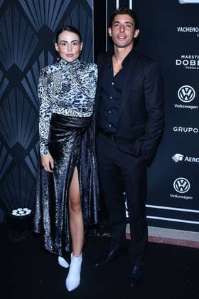GQ Man of the Year Awards- Arrivals MEXICO CITY, MEXICO - SEPTEMBER 25: Alberto Guerra and Zuria Vega poses for photos during the black carpet of GQ Man of the Year Awards 2019 at Fronton Mexico on September 25, 2019 in Mexico City, Mexico  Copyright: xCarlosxTischlerx EYE_4350