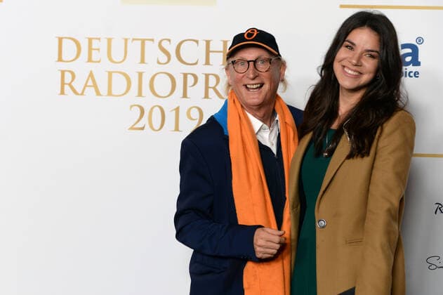 Otto Waalkes und Lilly Robert zu Gast bei der Verleihung des 10. Deutscher Radiopreis am 25.09.2019. Der Deutsche Radiopreis wurde in der Elbphilharmonie in Hamburg vergeben. bei der Verleihung Deutscher Radiopreis 2019 am 25.09.2019. Die Verleihung fand in der Hamburger Elbphilharmonie in Hamburg statt., Hamburg Hafen Hamburg Deutschland