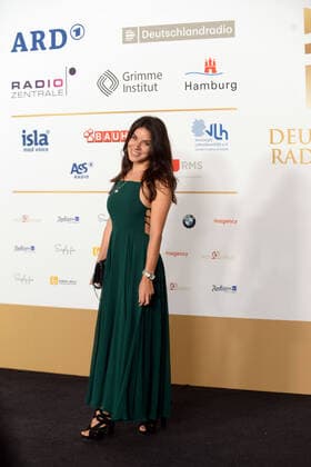 Lilly Roberts zu Gast bei der Verleihung des 10. Deutscher Radiopreis am 25.09.2019. Der Deutsche Radiopreis wurde in der Elbphilharmonie in Hamburg vergeben. bei der Verleihung Deutscher Radiopreis 2019 am 25.09.2019. Die Verleihung fand in der Hamburger Elbphilharmonie in Hamburg statt., Hamburg Hafen Hamburg Deutschland