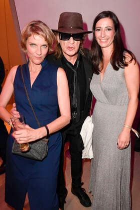 Marietta Slomka, Udo Lindenberg und Pinar Atalay bei der Verleihung des Deutschen Radiopreises 2019 in der Elbphilharmonie. Hamburg, 25.09.2019