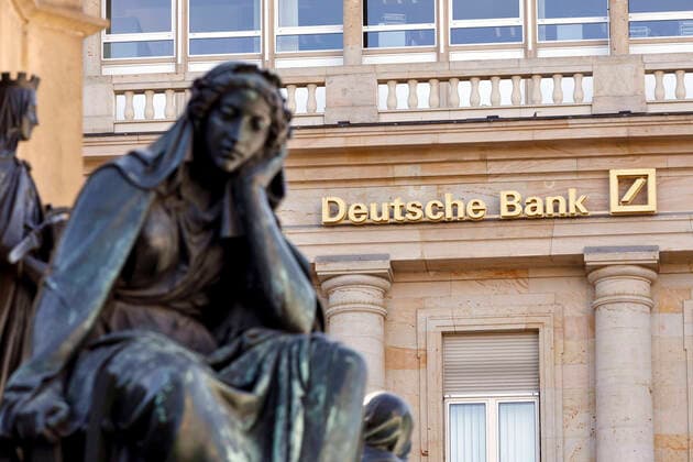 Filiale der Deutschen Bank in der Bankencity. Frankfurt, 25.09.2019