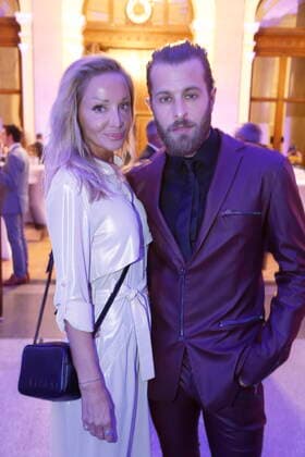 Austrian Art Award DFG 2019 Wien, Das Odeon Theater, 26.09.2019 Martina Mueller-Callisti und Freund Wien Austria