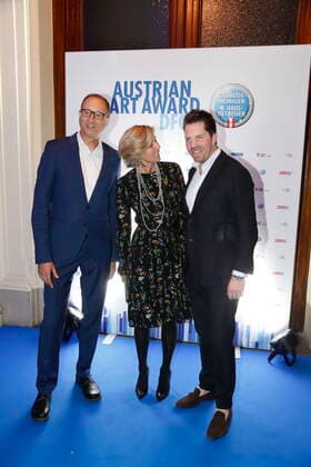 Austrian Art Award DFG 2019 Wien, Das Odeon Theater, 26.09.2019 Andreas Mailath-Pokorny, Desiree Treichl-Stürgkh, Daniel Serafin Wien Austria