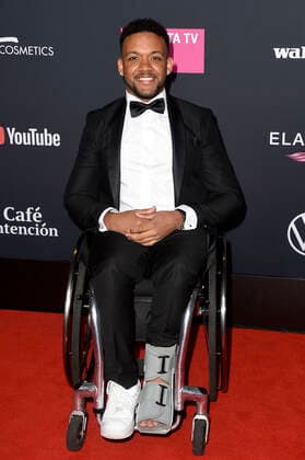 Leeroy Matata bei der Verleihung der YouTube Goldene Kamera Digital Awards 2019 im Kraftwerk Berlin. Berlin, 26.09.2019 *** Leeroy Matata at the presentation of the YouTube Golden Camera Digital Awards 2019 at Kraftwerk Berlin Berlin, 26 09 2019 Foto:xN.xKubelkax xFuturexImage