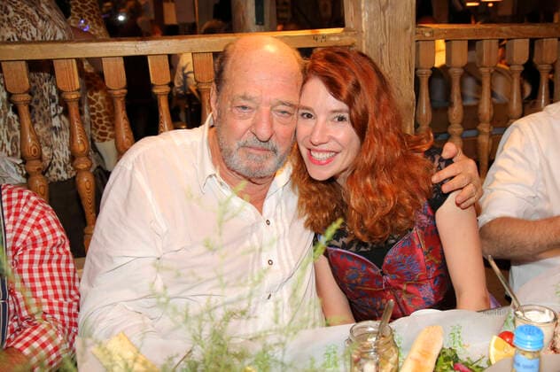 Ralph Siegel mit Ehefrau Laura Käfer in der Käfer Wiesn Schänke auf dem Oktoberfest 2019. München, 27.09.2019