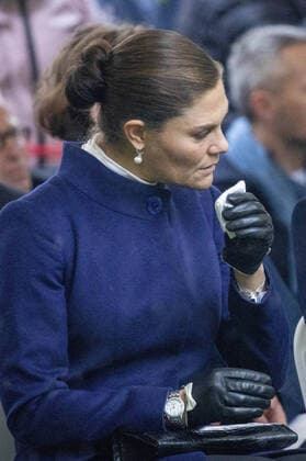 28-09-2019 Sweden Princess Victoria and Prince Daniel attend a memorial ceremony at the Estonia monument at the Galley Shipyard Cemetery on the island of Djurgarden in Stockholm, Sweden. 25 years after the passenger ferry M S Estonia sank in the Baltic Sea taking the lives of 852 people.  Copyright: xPPEx