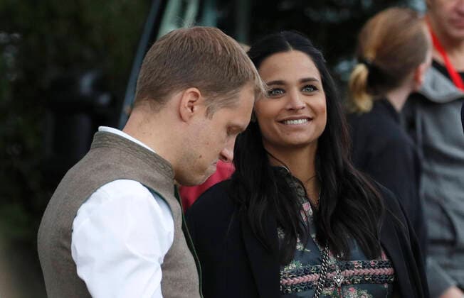 29.09.2019, Pferderennbahn Auf der Bult, Langenhagen, Stars auf der Pferderennbahn, im Bild Oliver Pocher zusammen mit Amira Aly Stars auf der Pferderennbahn
