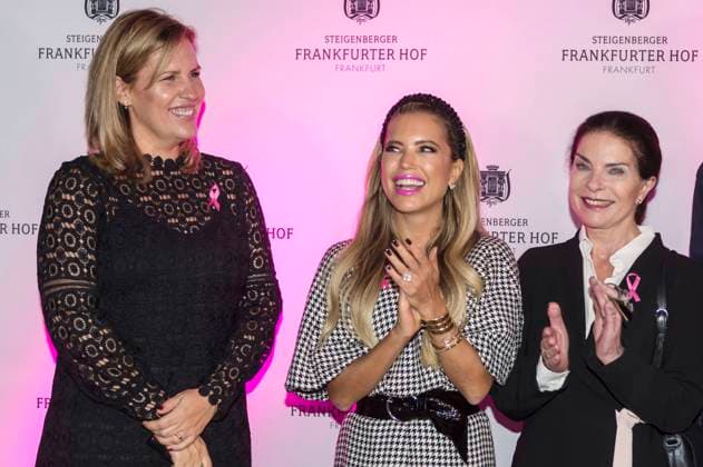 Nicole Staudinger, Sylvie Meis und Gudrun Landgrebe beim Pink Ribbon Day im Hotel Steigenberger Frankfurter Hof. Frankfurt am Main, 01.10.2019 *** Nicole Staudinger, Sylvie Meis and Gudrun Landgrebe at the Pink Ribbon Day at the Hotel Steigenberger Frankfurter Hof Frankfurt am Main, 01 10 2019 Foto:xM.xWehnertx xFuturexImage