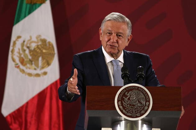Mexiko, Präsident Manuel Lopez Obrador Pressekonferenz in Mexiko-Stadt October 2, 2019: EUM20191002NAC02.JPG.CIUDAD DE MEXICO, President-Presidente-Conferencia.- El presidente Andres Manuel Lopez Obrador encabezo una conferencia de prensa matutina este 2 de octubre de 2019 en Palacio Nacional. Foto: Agencia EL UNIVERSAL Carlos Mejia AFBV. Copyright: xCarlosxMejia ElxUniversalx
