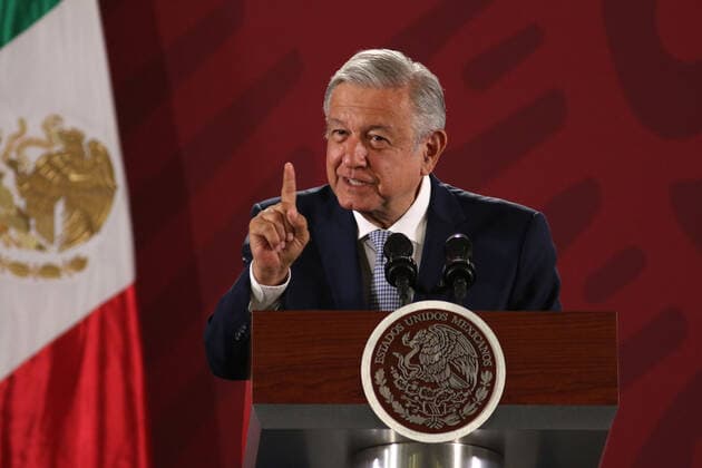 Mexiko, Präsident Manuel Lopez Obrador Pressekonferenz in Mexiko-Stadt October 2, 2019: EUM20191002NAC03.JPG.CIUDAD DE MEXICO, President-Presidente-Conferencia.- El presidente Andres Manuel Lopez Obrador encabezo una conferencia de prensa matutina este 2 de octubre de 2019 en Palacio Nacional. Foto: Agencia EL UNIVERSAL Carlos Mejia AFBV Copyright: xCarlosxMejia ElxUniversalx