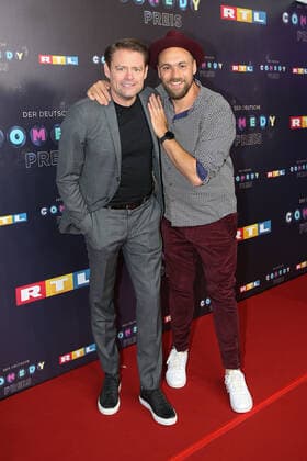 Max Giermann und Max Mutzke bei der Verleihung von Der Deutsche Comedypreis 2019 am 2.10.2019 in Köln Deutscher Comedypreis 2019 in Köln