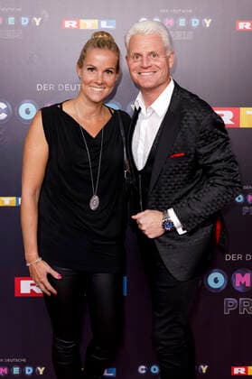 Guido Cantz mit Ehefrau Kerstin Ricker bei der Verleihung des 23. Deutschen Comedypreises 2019 im Studio in Köln Mühlheim. Köln, 02.10.2019