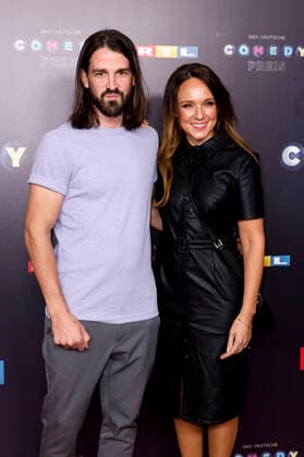 Carolin Kebekus mit Bruder David Kebekus bei der Verleihung des 23. Deutschen Comedypreises 2019 im Studio in Köln Mühlheim. Köln, 02.10.2019