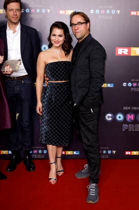 Cristina do Rego und Jan Josef Liefers bei der Verleihung des 23. Deutschen Comedypreises 2019 im Studio in Köln Mühlheim. Köln, 02.10.2019