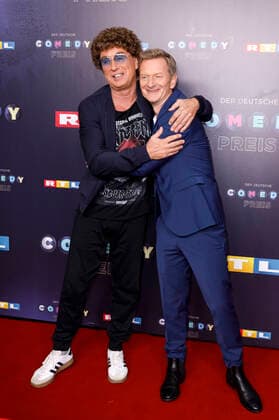 Atze Schröder und Michael Kessler bei der Verleihung des 23. Deutschen Comedypreises 2019 im Studio in Köln Mühlheim. Köln, 02.10.2019