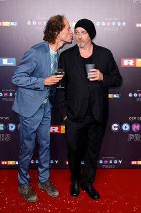 Olaf Schubert und Torsten Sträter bei der Verleihung des 23. Deutschen Comedypreises 2019 im Studio in Köln Mühlheim. Köln, 02.10.2019