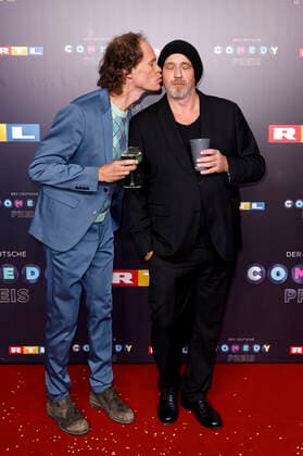 Olaf Schubert und Torsten Sträter bei der Verleihung des 23. Deutschen Comedypreises 2019 im Studio in Köln Mühlheim. Köln, 02.10.2019