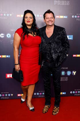 Ingo Appelt mit Ehefrau Sonia bei der Verleihung des 23. Deutschen Comedypreises 2019 im Studio in Köln Mühlheim. Köln, 02.10.2019